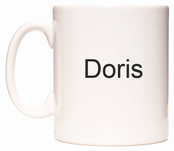 This mug features Doris