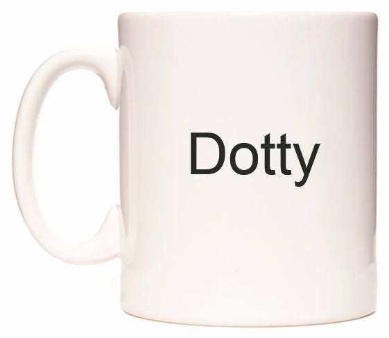 This mug features Dotty