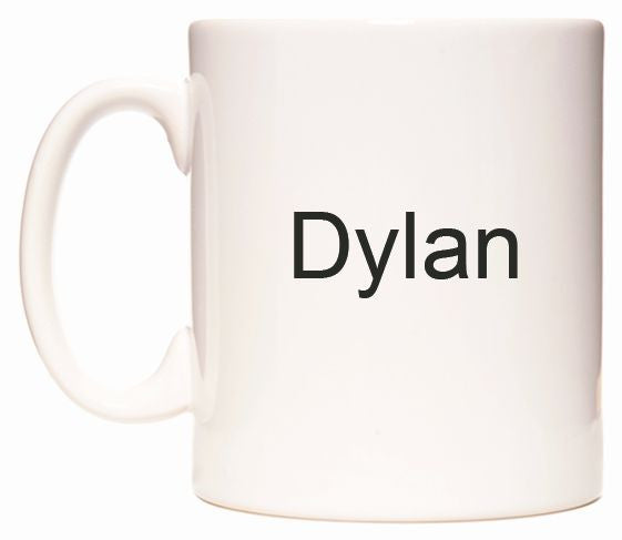 This mug features Dylan