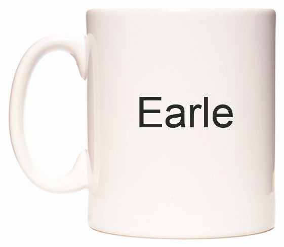 This mug features Earle
