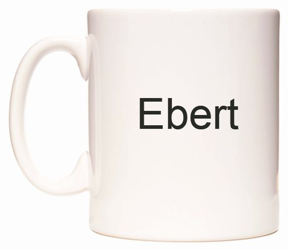 This mug features Ebert