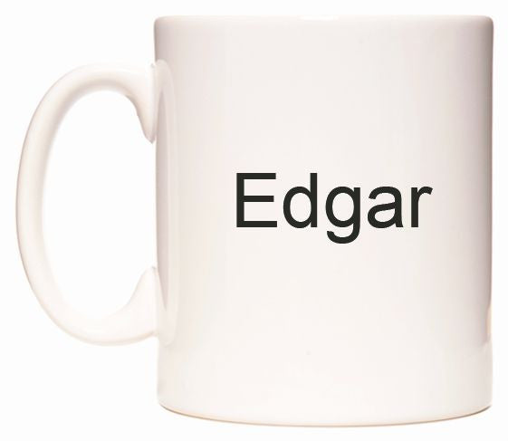 This mug features Edgar