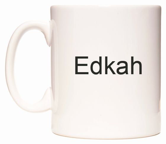 This mug features Edkah