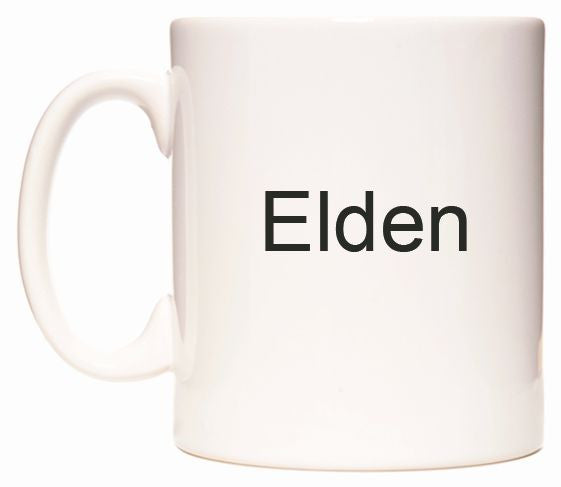 This mug features Elden