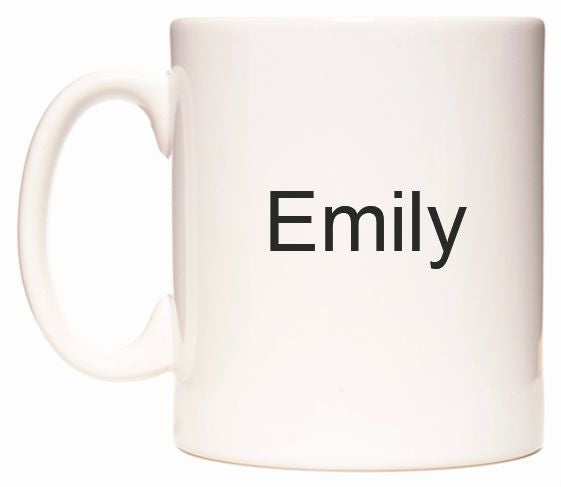 This mug features Emily