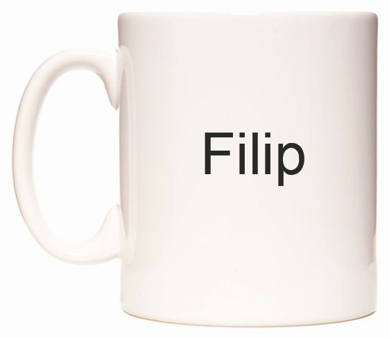 This mug features Filip