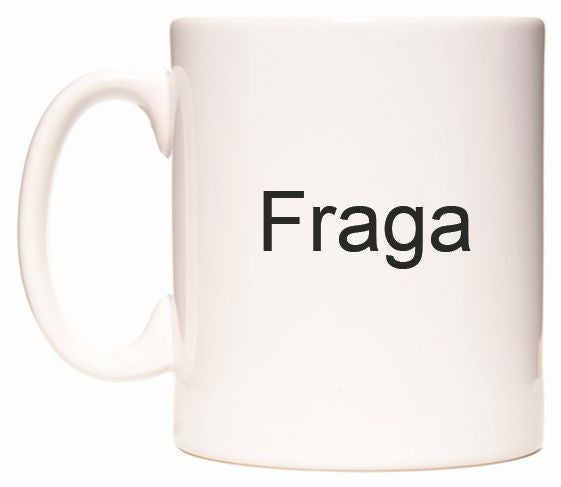 This mug features Fraga