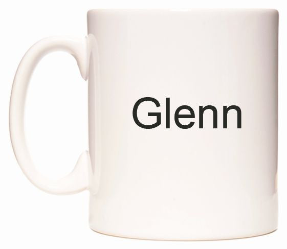 This mug features Glenn