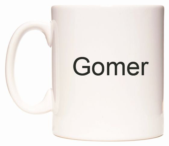 This mug features Gomer