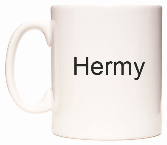 This mug features Hermy