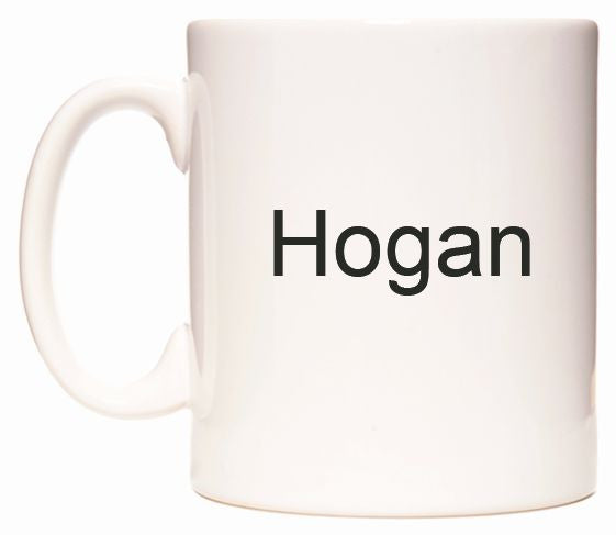 This mug features Hogan