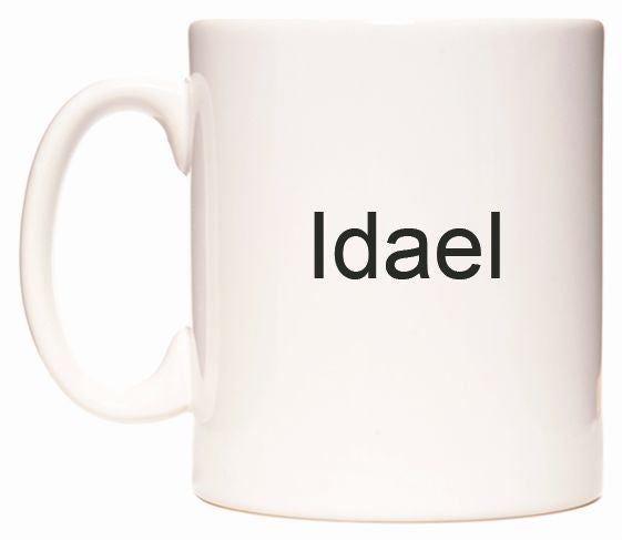 This mug features Idael
