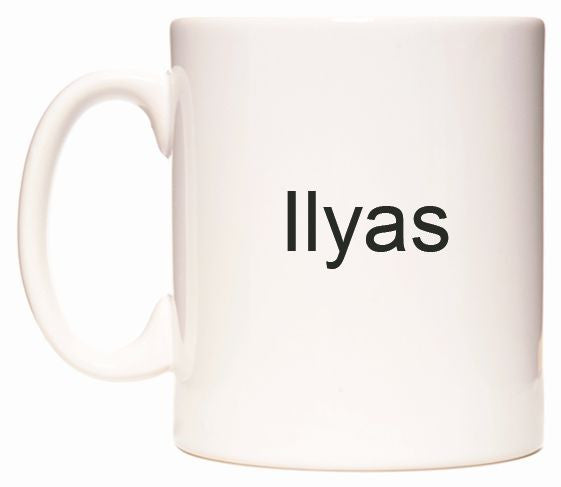 This mug features Ilyas