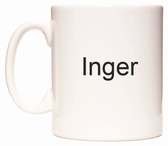 This mug features Inger