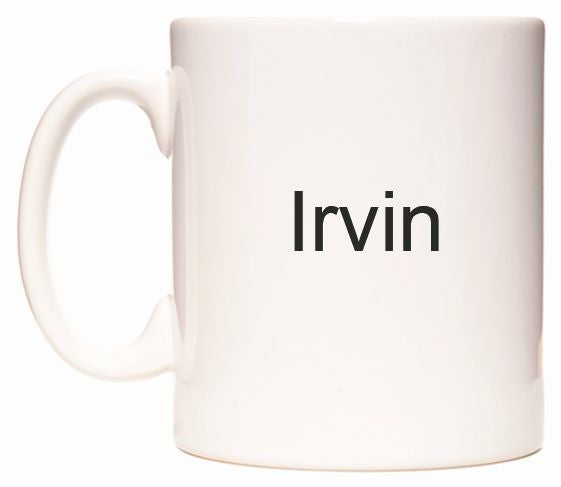 This mug features Irvin