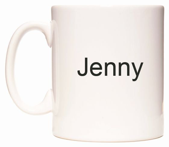 This mug features Jenny