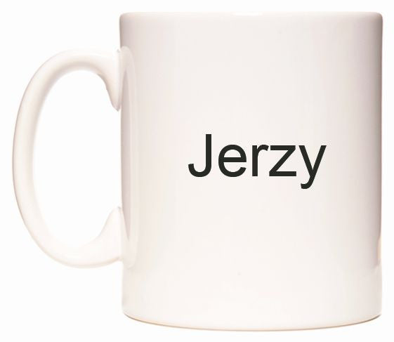 This mug features Jerzy
