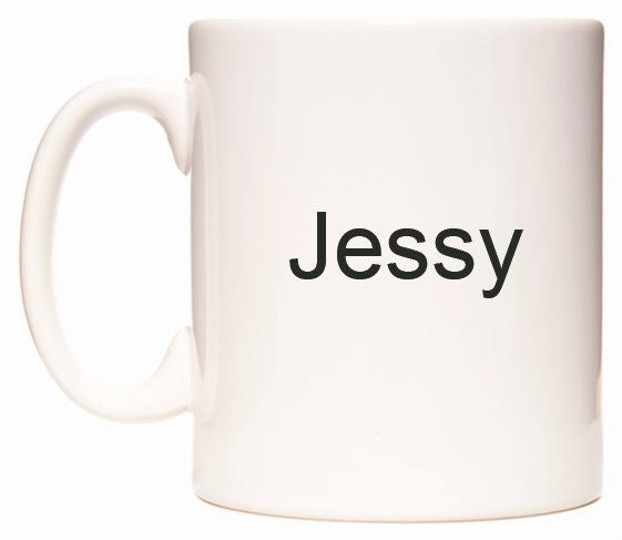 This mug features Jessy