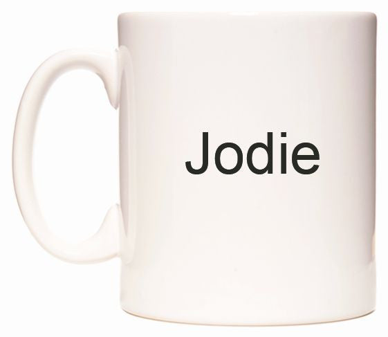 This mug features Jodie