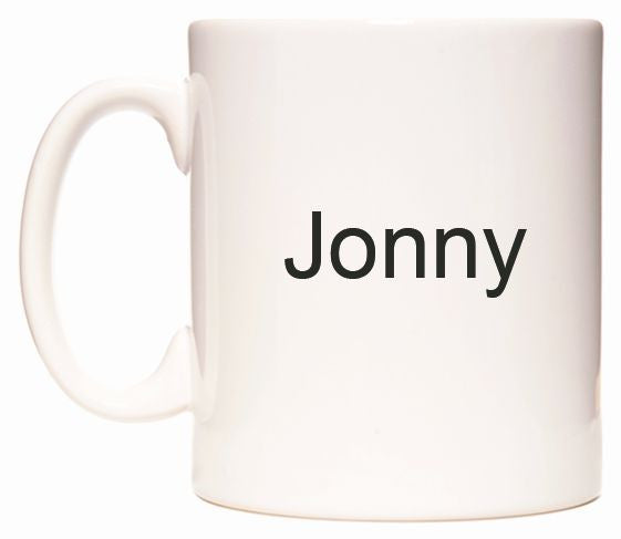This mug features Jonny