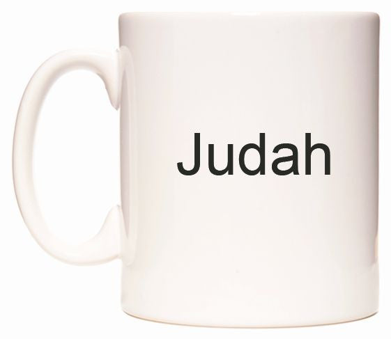 This mug features Judah