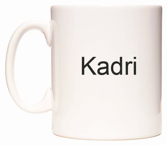 This mug features Kadri
