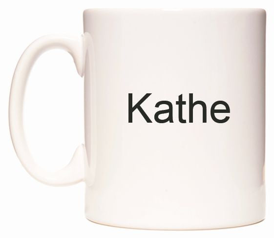 This mug features Kathe