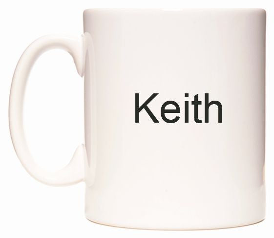 This mug features Keith