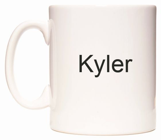 This mug features Kyler