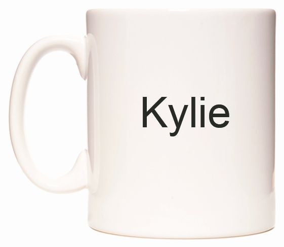 This mug features Kylie