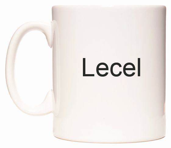 This mug features Lecel