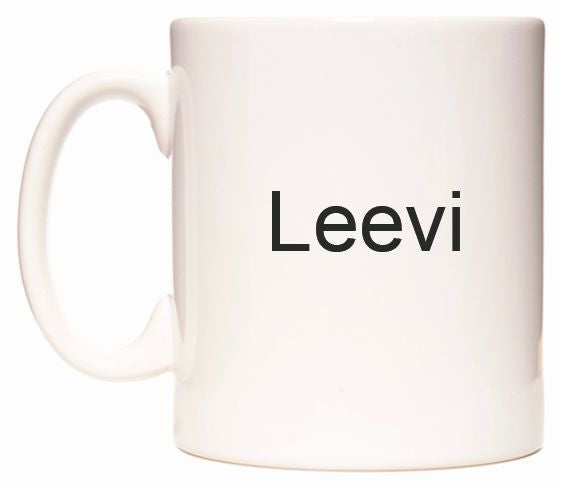 This mug features Leevi