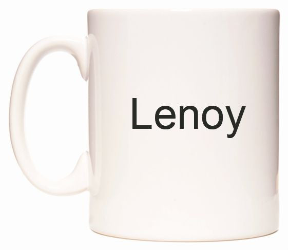 This mug features Lenoy