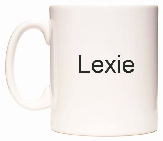 This mug features Lexie