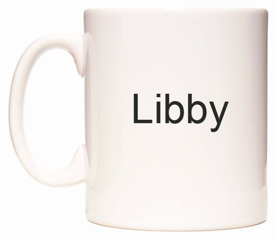 This mug features Libby