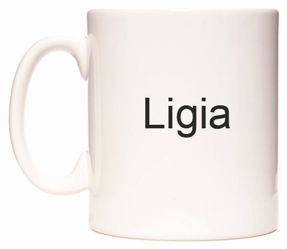 This mug features Ligia