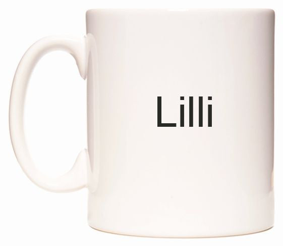 This mug features Lilli