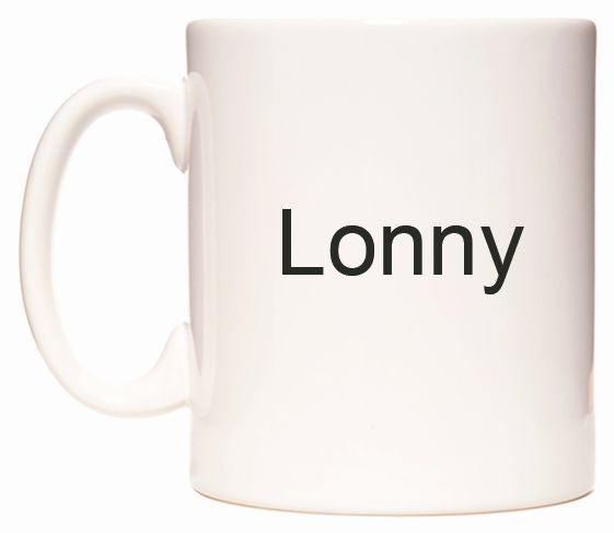 This mug features Lonny