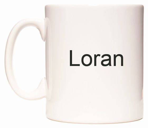 This mug features Loran