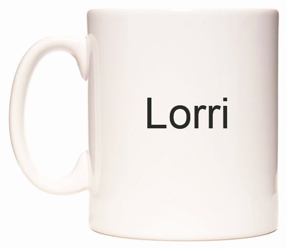 This mug features Lorri