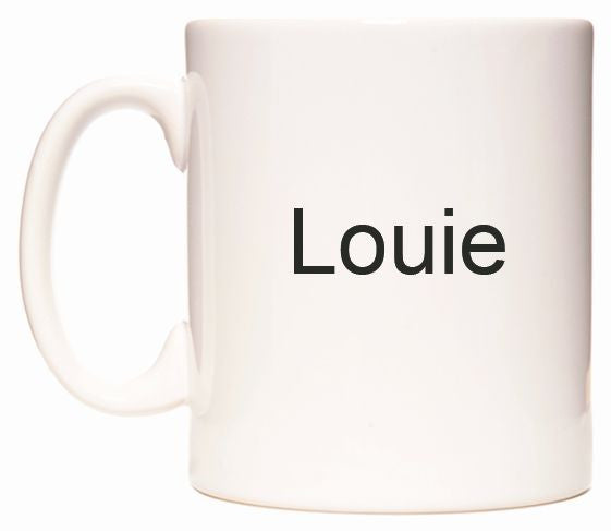 This mug features Louie