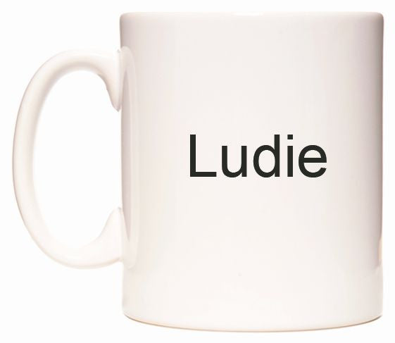 This mug features Ludie