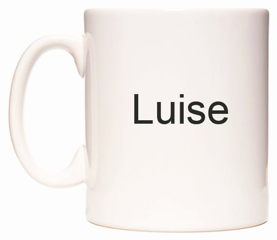 This mug features Luise