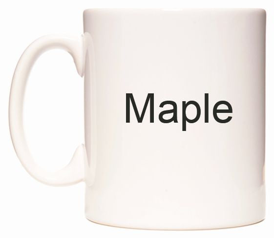 This mug features Maple
