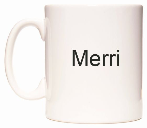 This mug features Merri