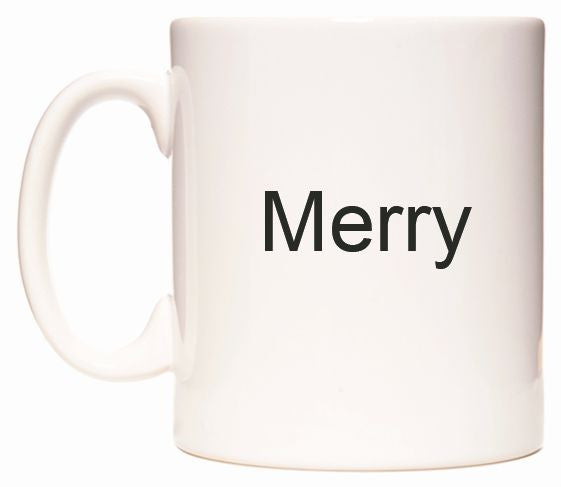 This mug features Merry
