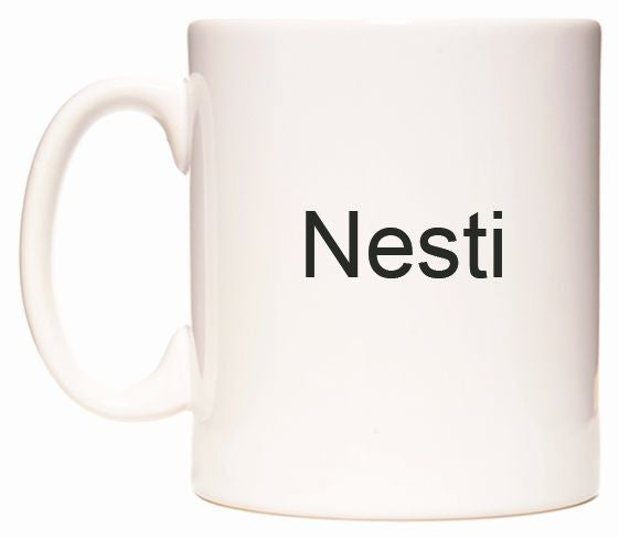 This mug features Nesti