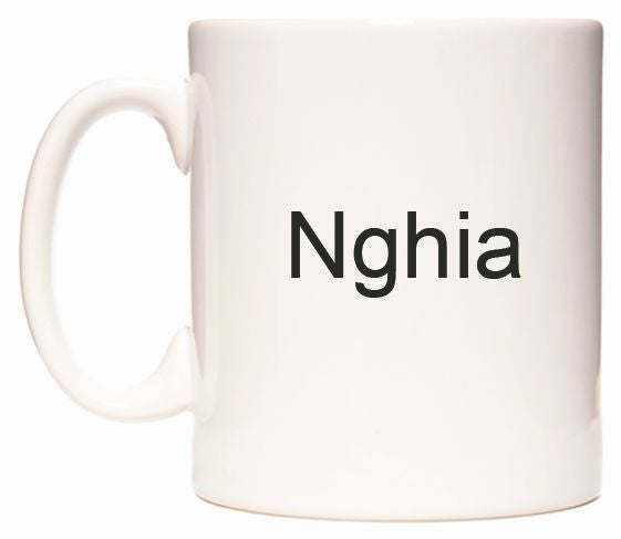 This mug features Nghia