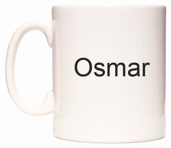 This mug features Osmar