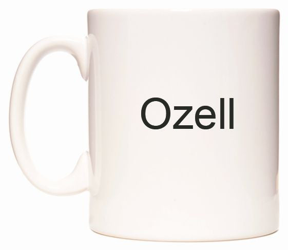 This mug features Ozell